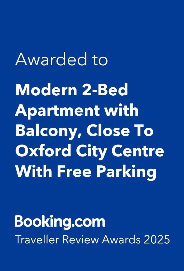 Modern 2-Bed Apartment With Balcony, Close To Oxford City Centre With Free Parking Zewnętrze zdjęcie